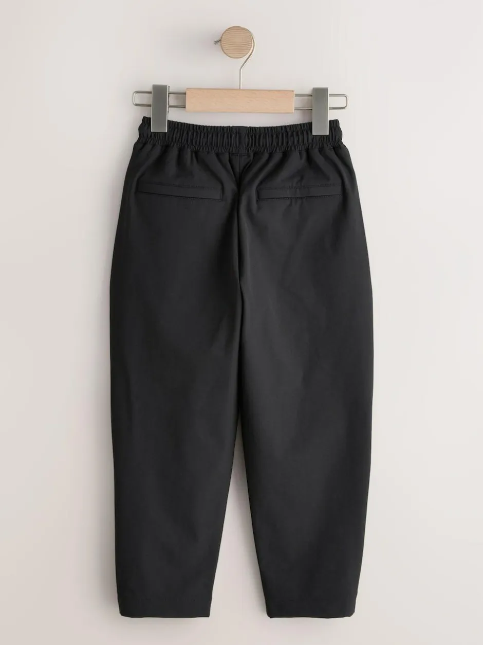 Next Black Wide Fit Pull On Track Joggers (3-16yrs) Clearance