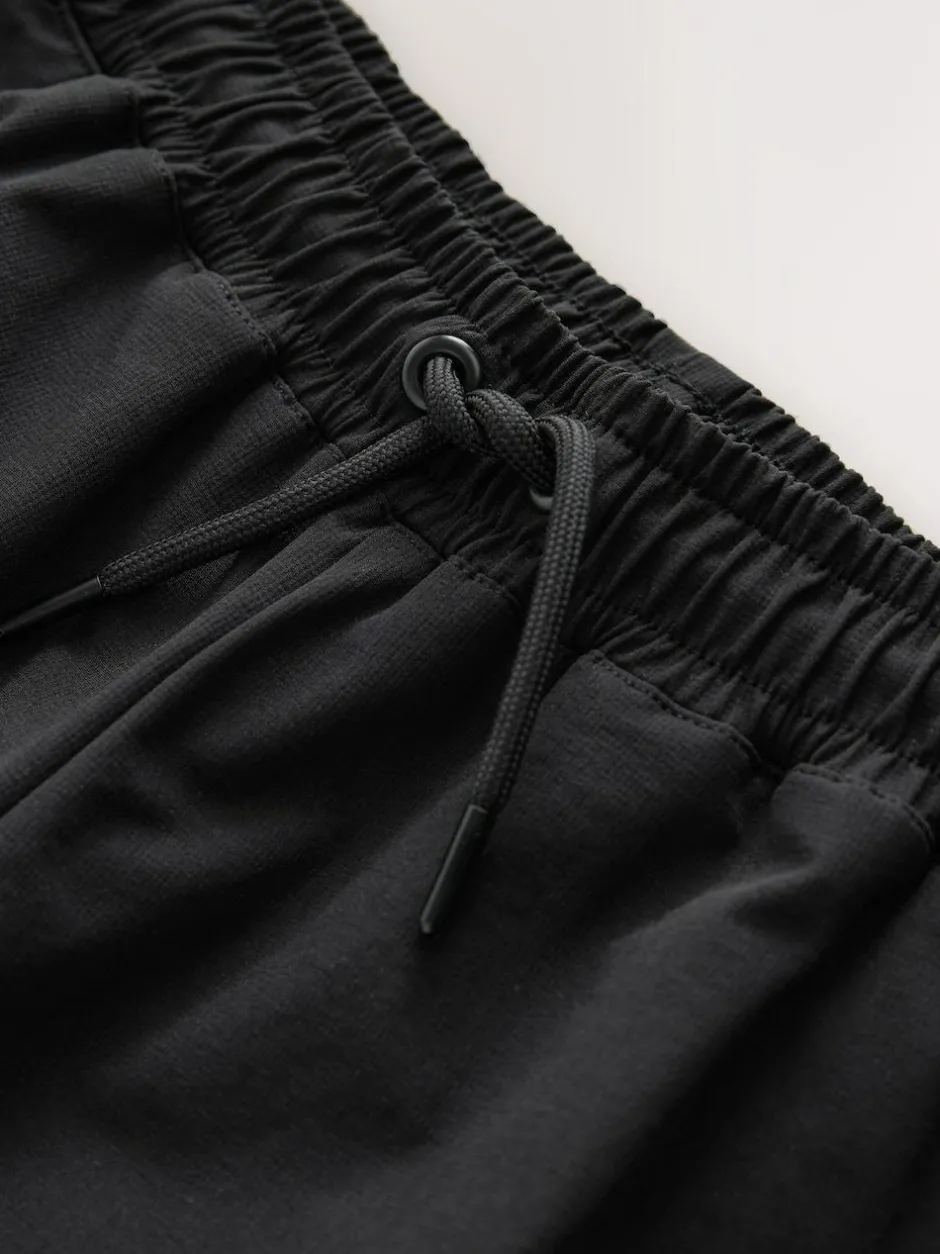 Next Black Wide Fit Pull On Track Joggers (3-16yrs) Clearance