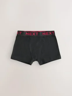 Next Black with colour waistband Trunks 10 Pack (1.5-16yrs) Hot