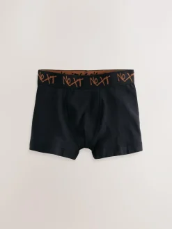 Next Black with Grafitti Waistband Trunks 10 Pack (1.5-16yrs) Clearance