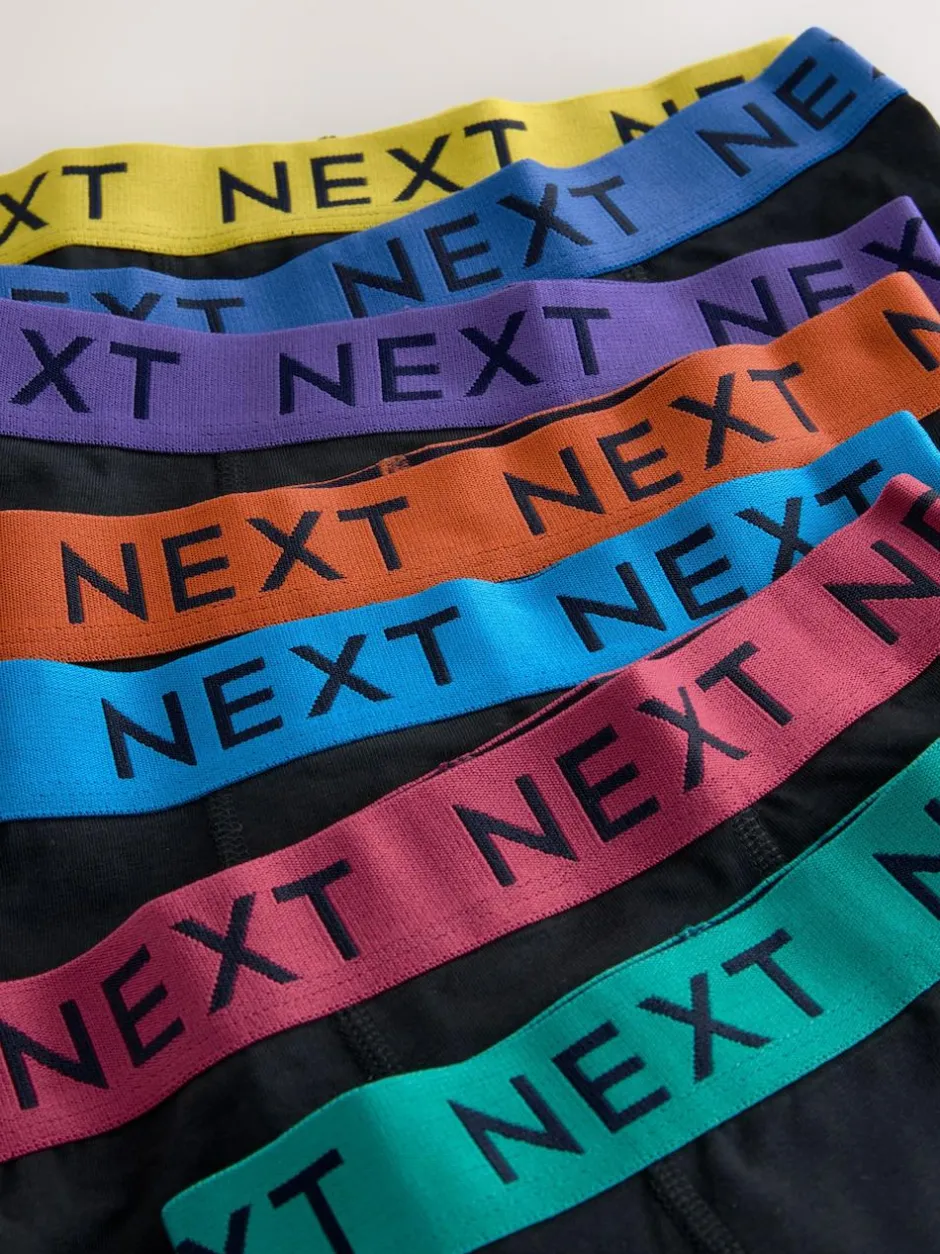 Next Black with Varsity Waistband Trunks 10 Pack (1.5-16yrs) Discount