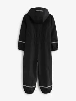 Next Zip Hooded Waterproof Puddlesuit (12mths-10yrs) Black Discount