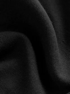 Next Zip Neck Sweatshirt (3-16yrs) Black Discount