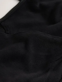 Next Zip Through Funnel Borg Fleece Black Online