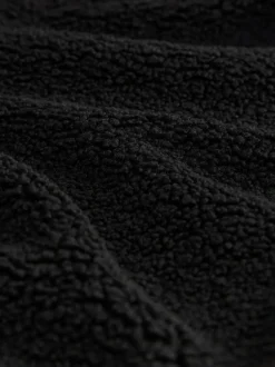Next Zip Through Funnel Borg Fleece Black Online