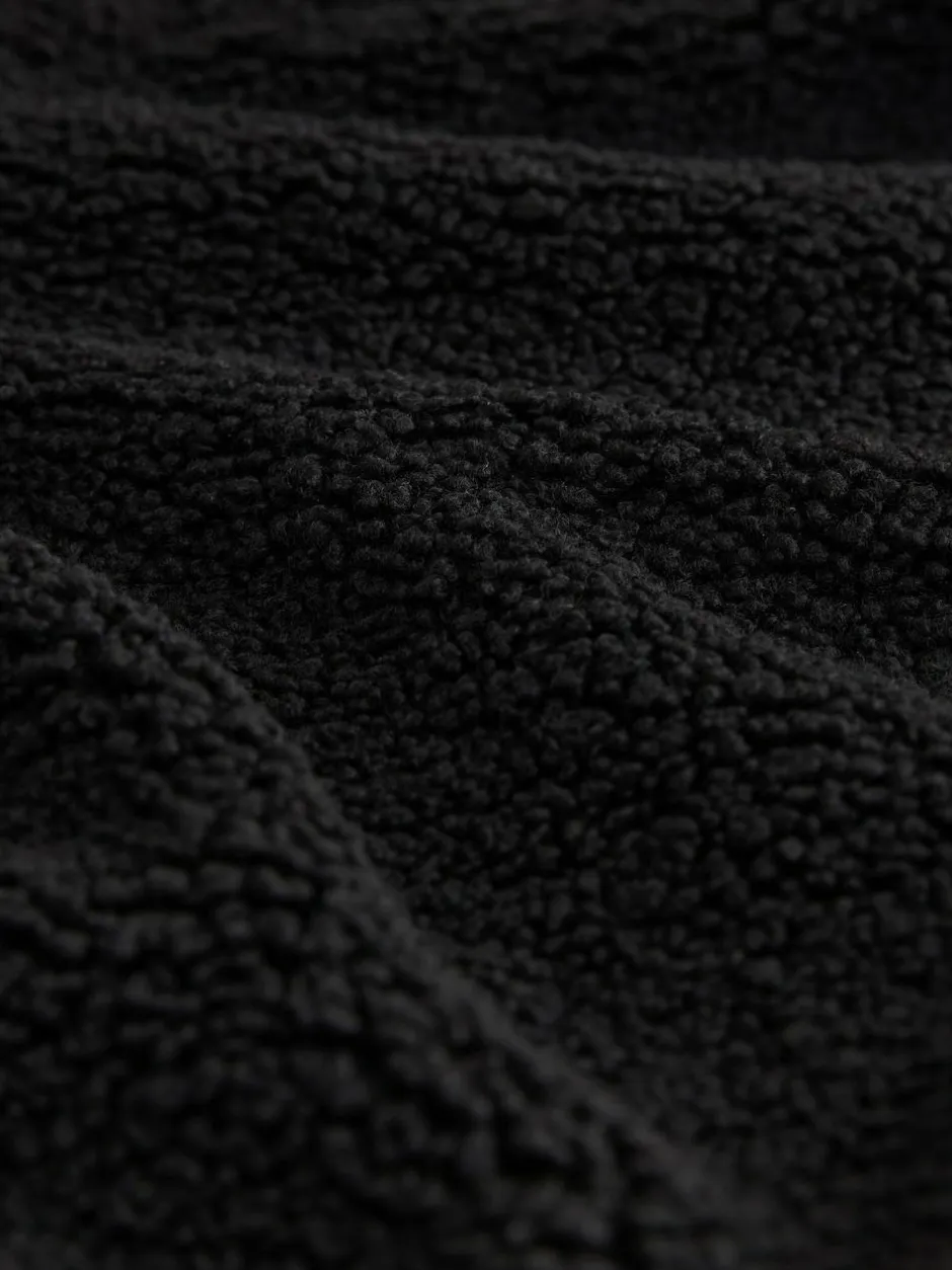 Next Zip Through Funnel Borg Fleece Black Online