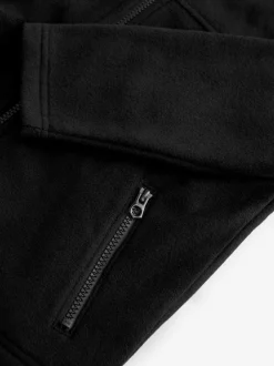 Next Zip-Up Fleece Jacket With Pockets (3-16yrs) Black Hot