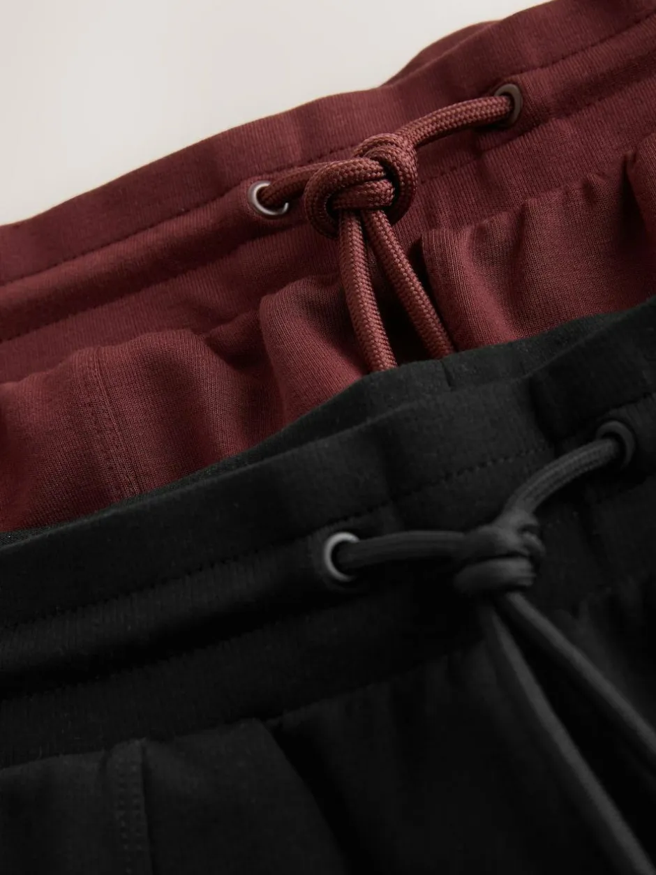 Next Black/Berry Jersey Shorts 2 Pack Best