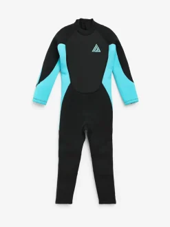 Next Wetsuit (1-16yrs) Black/Blue Long Sleeve Hot
