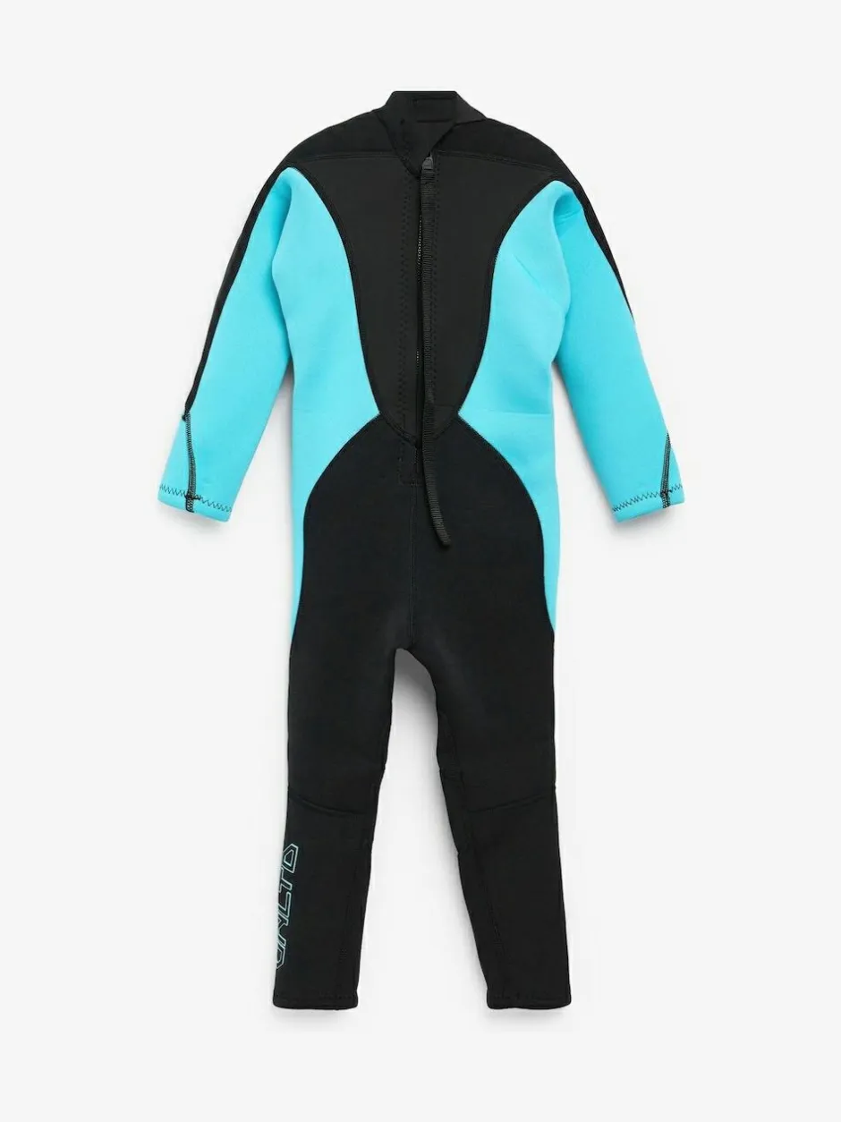 Next Wetsuit (1-16yrs) Black/Blue Long Sleeve Hot