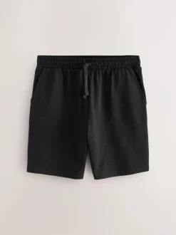 Next Loopback Soft Touch 5 Pack Joggers Shorts Black/Blue/Grey Outlet