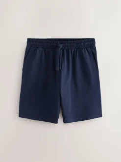 Next Loopback Soft Touch 5 Pack Joggers Shorts Black/Blue/Grey Outlet
