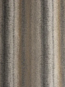 Next Black/Bronze Gold Metallic Stripe Eyelet Lined Curtains