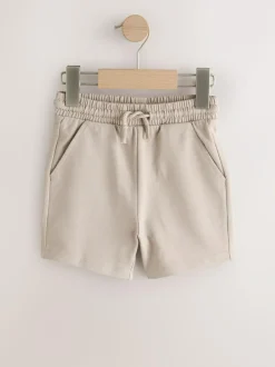 Next Jersey Shorts 3 Pack (3mths-7yrs) Black/Cement/ Grey Sale