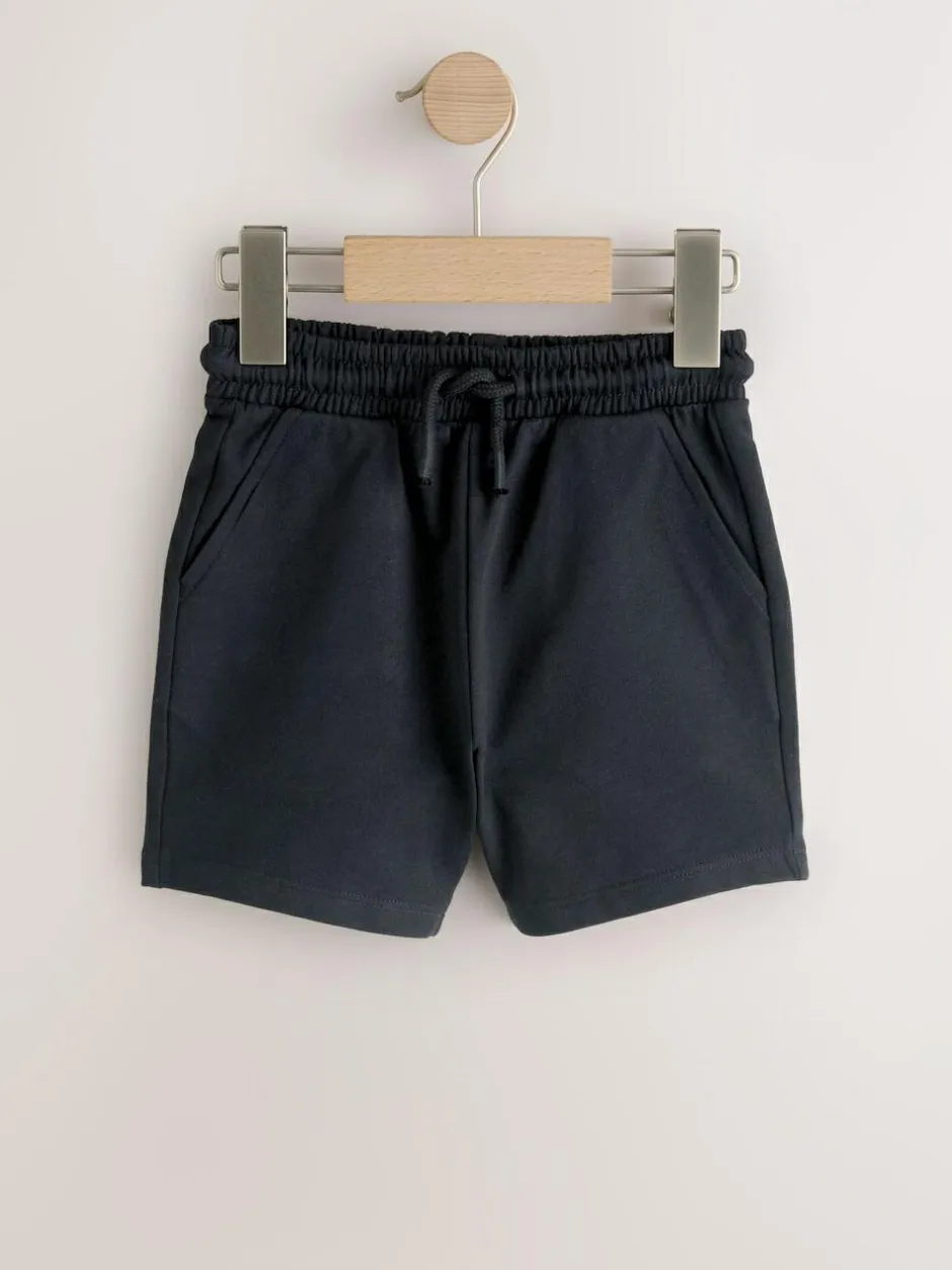 Next Jersey Shorts 3 Pack (3mths-7yrs) Black/Cement/ Grey Sale