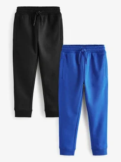 Next Black/Cobalt Blue Slim Fit Joggers 2 Pack (3-16yrs)