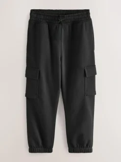 Next Regular Fit Cargo Joggers 2 Pack (3-16yrs) Black/Green Discount