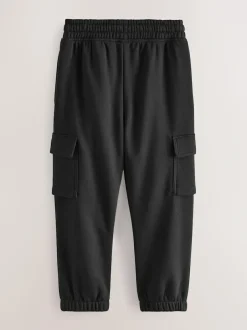 Next Regular Fit Cargo Joggers 2 Pack (3-16yrs) Black/Green Discount