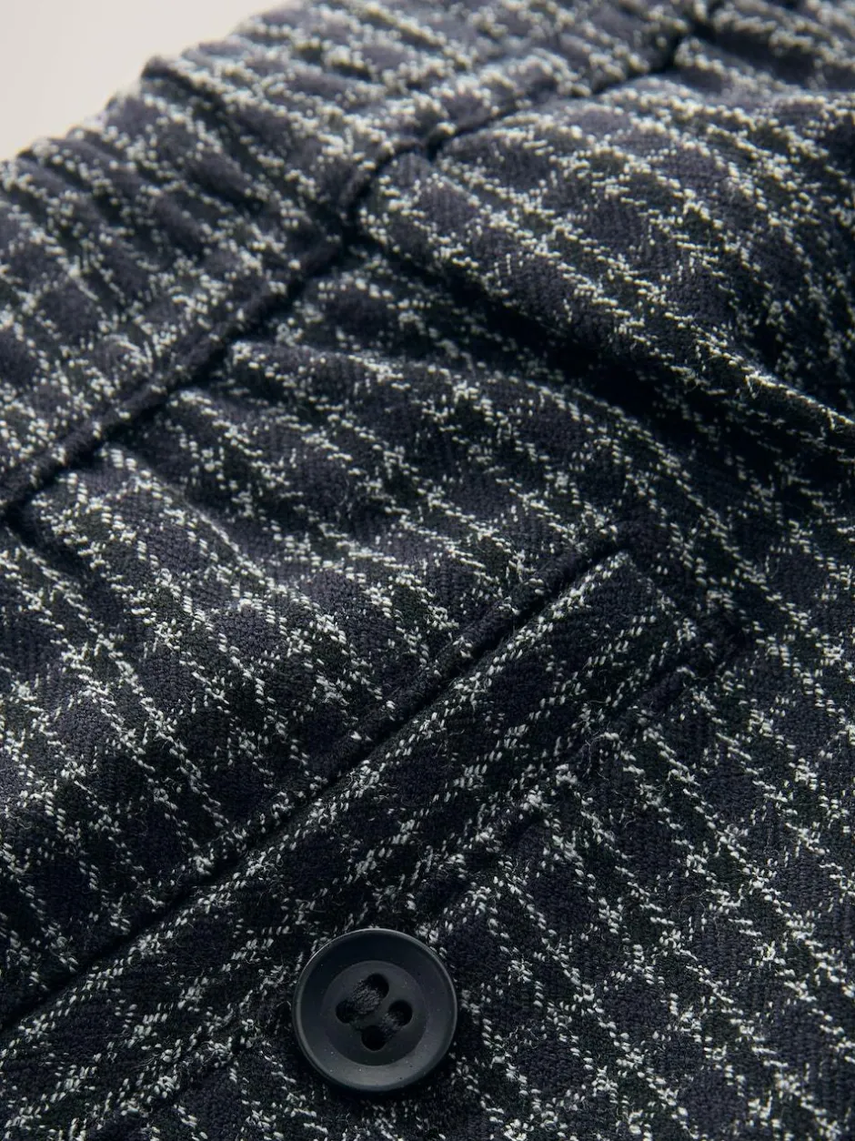 Next Pull On Smart Trousers (3mths-7yrs) Black/Grey Clearance