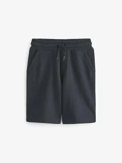 Next Regular Fit Basic Shorts (3-16yrs) Black/Navy Blue Online
