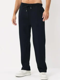 Next Brushback Heavyweight 3 Pack Joggers Black/Navy Blue/Grey Marl Outlet