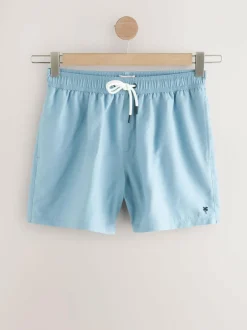Next Essential Swim Shorts 4 Pack Black/Navy Blue/Light Blue/Grey Online
