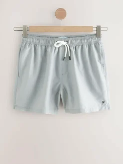 Next Essential Swim Shorts 4 Pack Black/Navy Blue/Light Blue/Grey Online