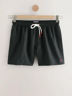 Next Essential Swim Shorts 4 Pack Black/Navy Blue/Light Blue/Grey Online