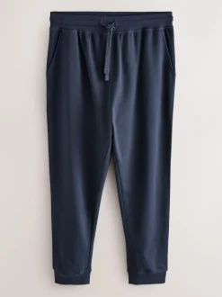 Next Cuffed Loopback Soft Touch 2 Pack Open Joggers Black/Navy Hot