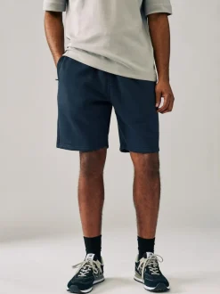 Next Soft Fabric Jersey Shorts 2 Pack Black/Navy Sale
