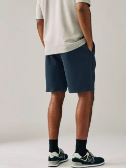 Next Soft Fabric Jersey Shorts 2 Pack Black/Navy Sale