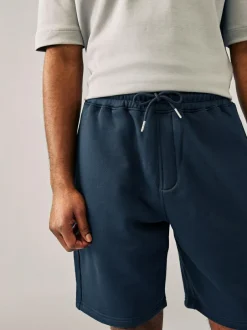 Next Soft Fabric Jersey Shorts 2 Pack Black/Navy Sale