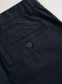 Next Black/Navy/Charcoal Straight Fit Stretch Chinos Shorts 3 Pack Outlet