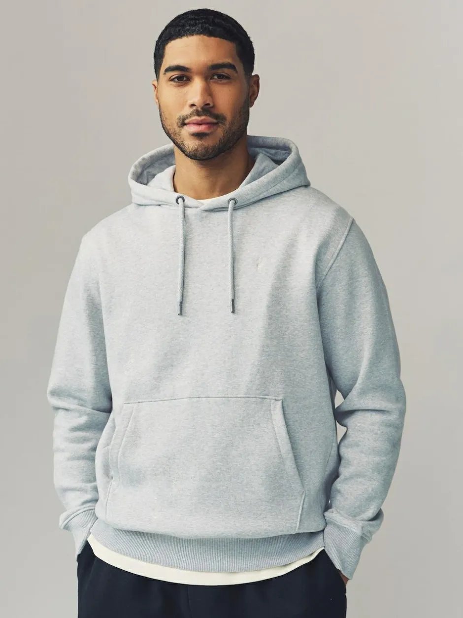 Next Black/Navy/Grey Marl Jersey Hoodies 3 Pack