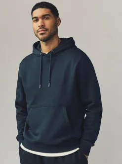 Next Black/Navy/Grey Marl Jersey Hoodies 3 Pack