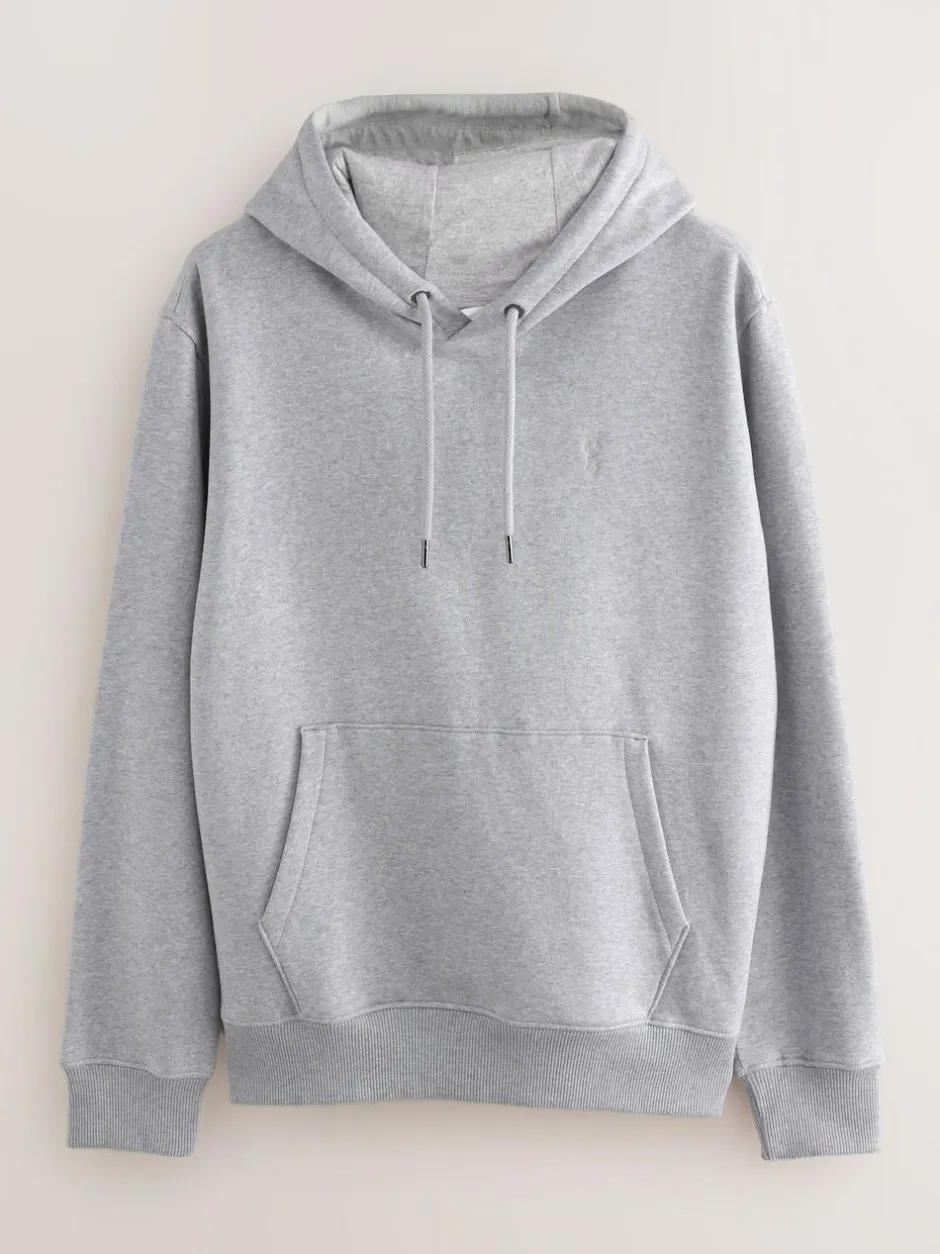 Next Black/Navy/Grey Marl Jersey Hoodies 3 Pack