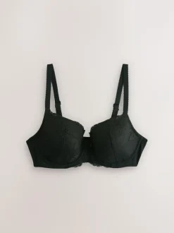 Next Pad Balcony DD+ Lace Bras 2 Pack Black/Pink Online