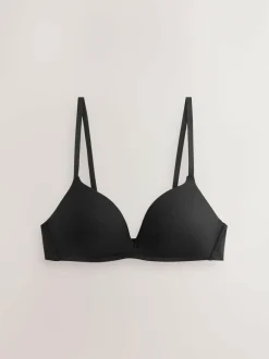 Next A-E Push Up Padded Non Wired Smoothing Bras 2 Pack Black/Praline Nude Outlet