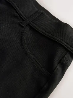 Next Jersey Denim Wide Leg Trousers 2 Pack Black/Sage Green Sale