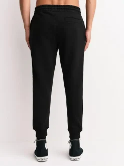 Next Straight Fit Brushback Heavyweight 2 Pack Joggers Black/Slate Grey Best