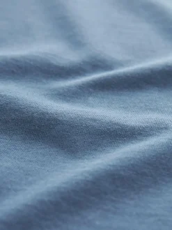 Next Black/Slate/Grey Marl/White/Navy/Blue Slim Fit Essential Cotton T-Shirts 6 Pack Sale