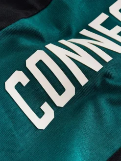 Next Black/Teal Blue Block Rugby Shirt Sale