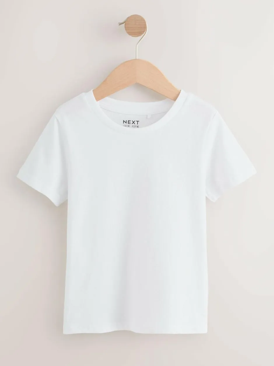Next 3 Pack T-Shirts (3-16yrs) Black/White Hot