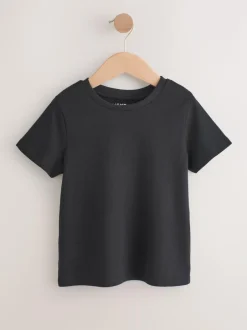 Next 3 Pack T-Shirts (3-16yrs) Black/White Hot