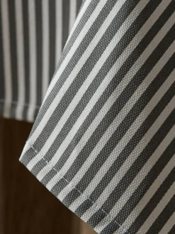 Next Bronx Stripe Wipe Clean Tablecloth Black/White Online