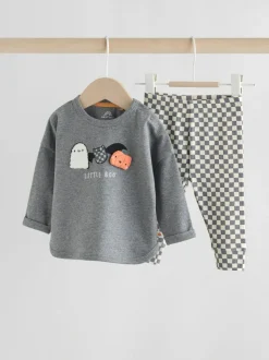 Next Black/White Character Baby Halloween Top/Leggings Set (0mths-2yrs) Sale