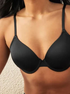 Next Black/White Full Cup A-E Smoothing Ultimate Comfort Bras 2 Pack Sale