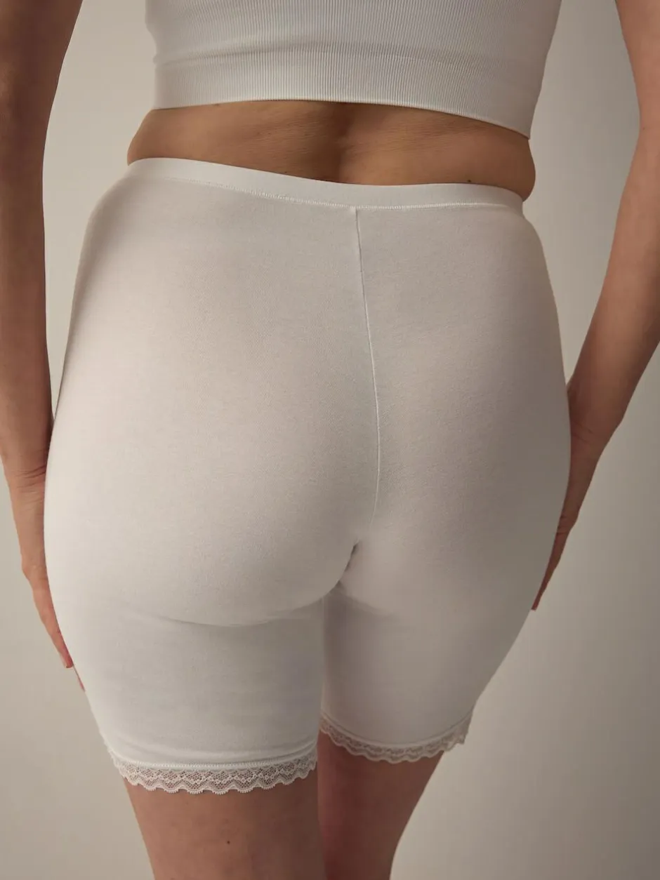 Next Black/White Menopause Friendly Cooling Thigh Smoothing Shorts 2 Pack Clearance