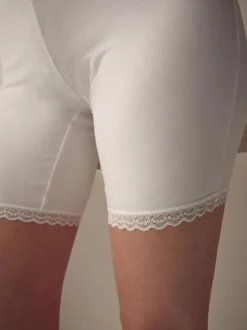 Next Black/White Menopause Friendly Cooling Thigh Smoothing Shorts 2 Pack Clearance