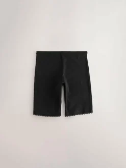 Next Black/White Menopause Friendly Cooling Thigh Smoothing Shorts 2 Pack Clearance